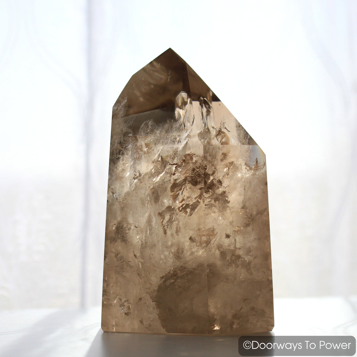 John of God Crystal Smoky Quartz Casa Crystal Altar Stone 