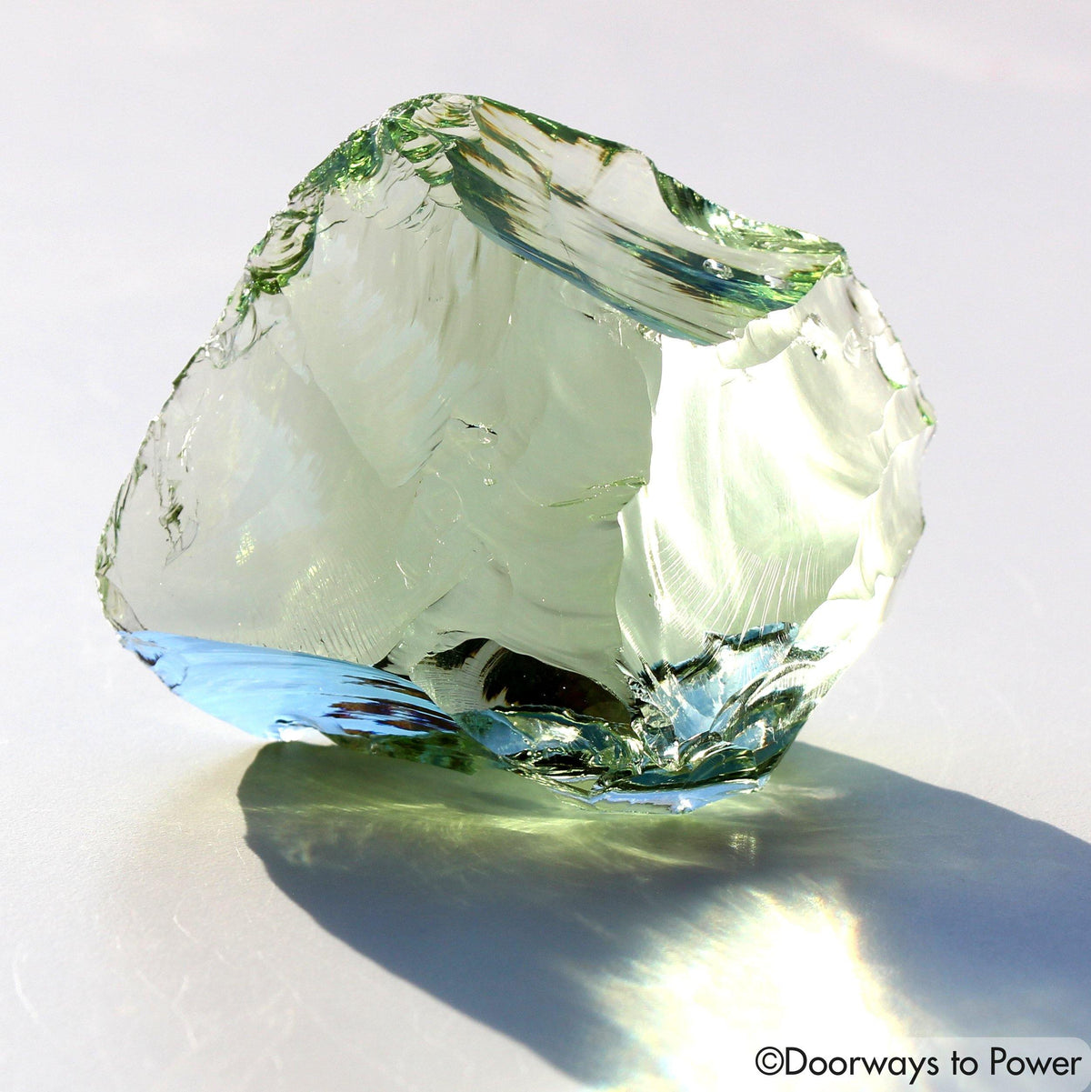 Terra Olive Earth Shaman Andara Crystal 'One Who Sees in the Dark'