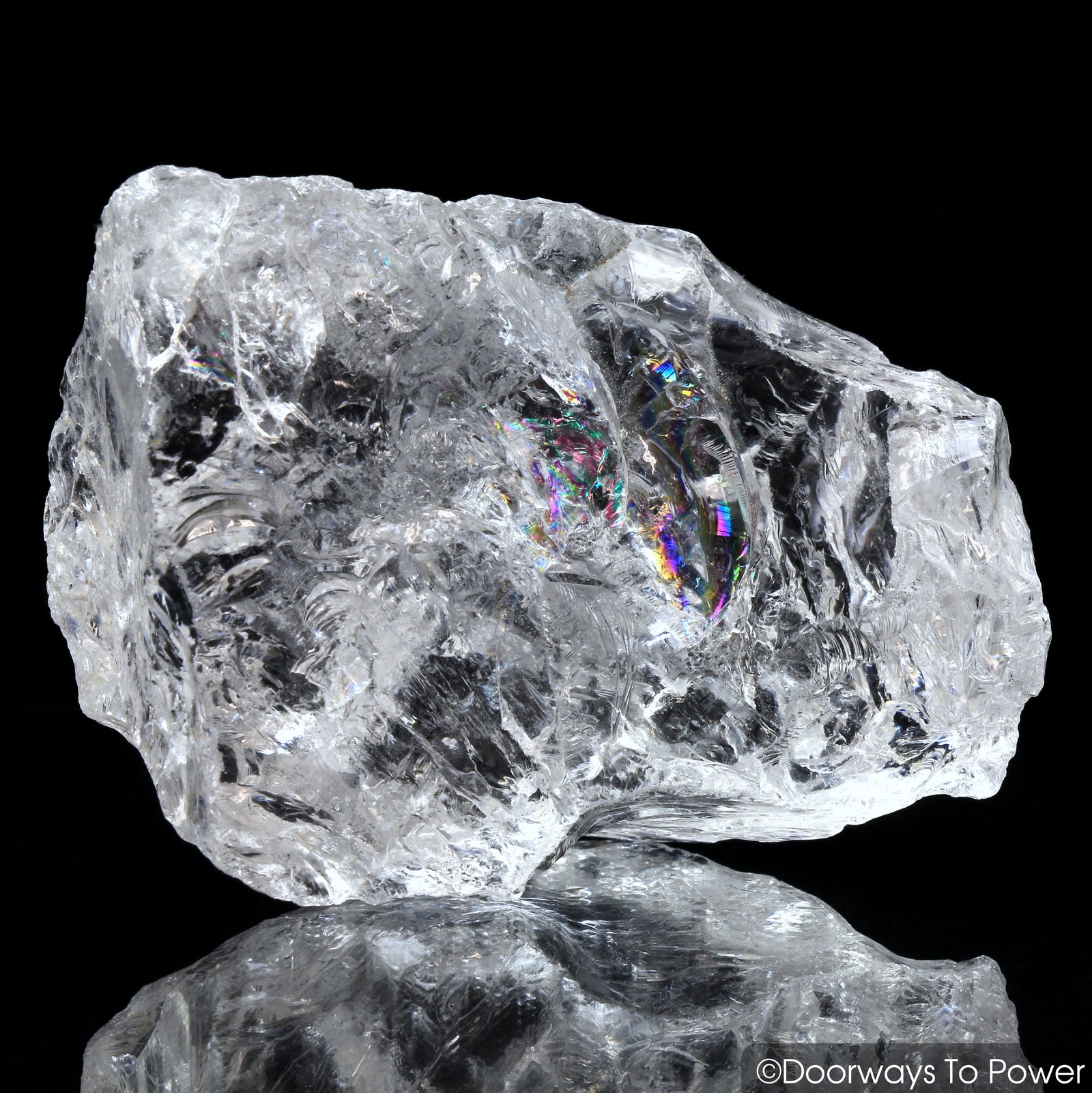 Satyaloka Clear Azeztulite Quartz Synergy 12 Crystal 