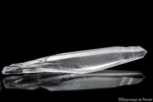 Lemurian Quartz Dow Crystal Laser Wand w/ Record Keepers 'Sword of Light'