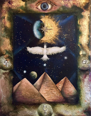 Cosmic Ice Smoky Earth Shaman Monatomic Andara Crystal 'Neith, the Divine Mother”