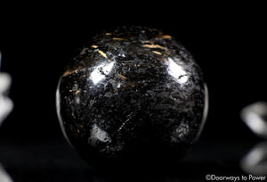 Nuummite Crystal Sphere