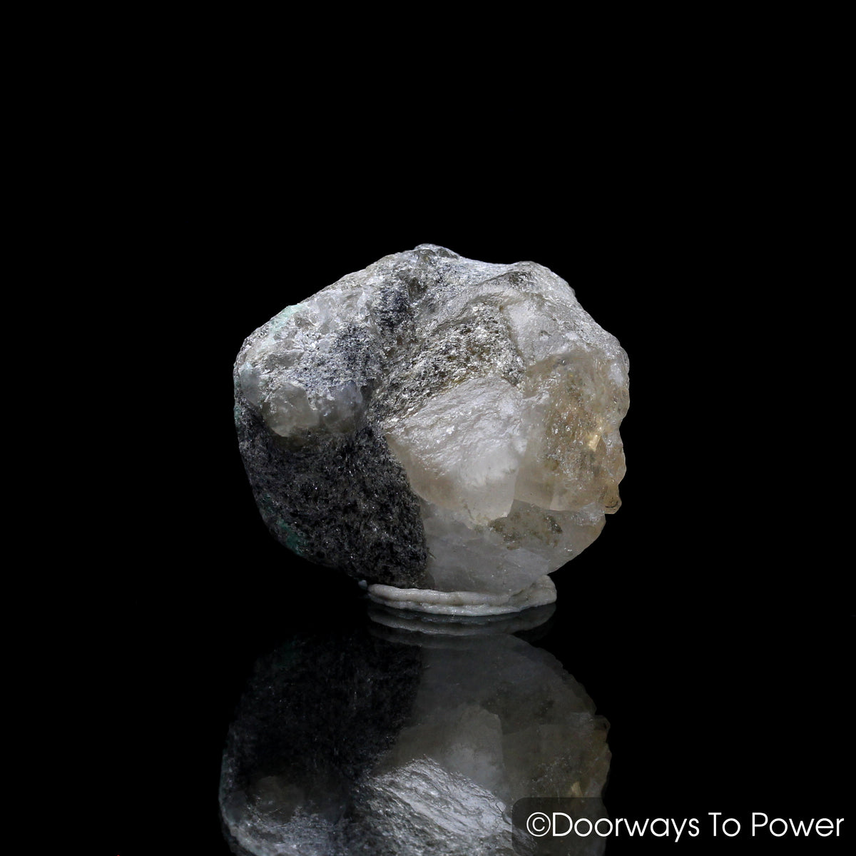 Russian Phenacite Aquamarine Crystal & Synergy 12 Stone