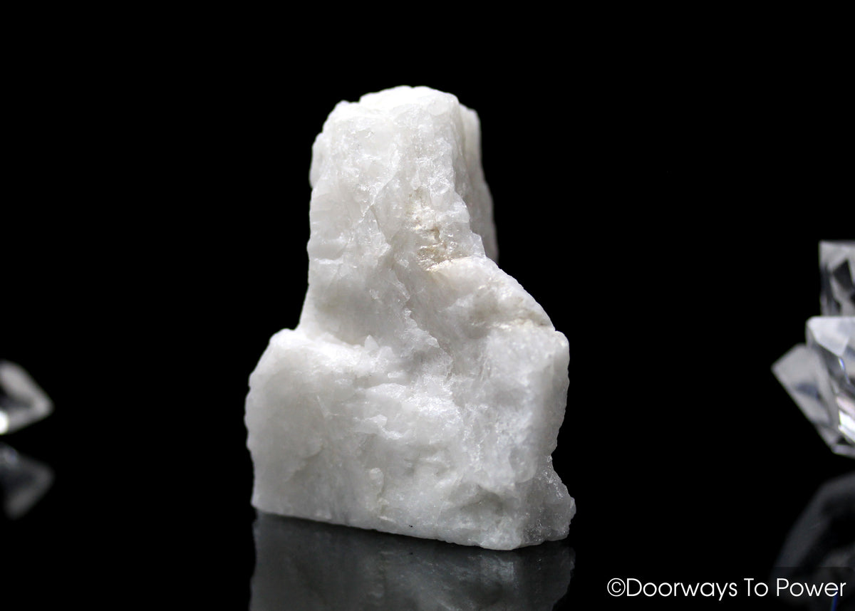 White Azeztulite Crystal Altar Stone Azozeo Activated Synergy 12 Stone