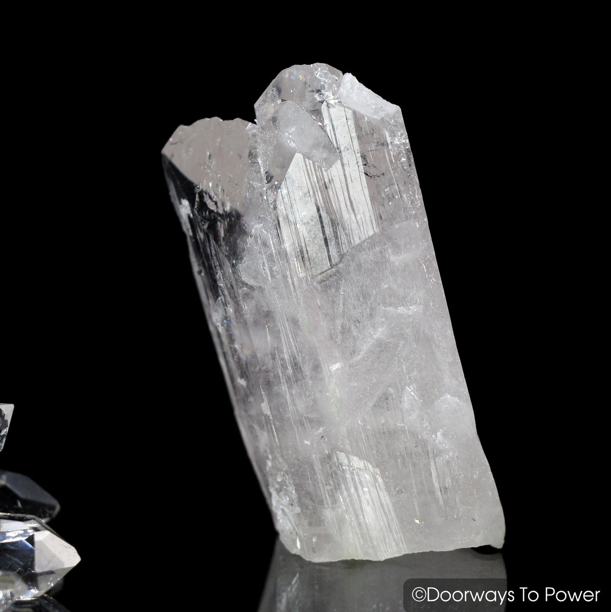 Danburite Twin Soul Quartz Crystal w/ Rainbows 'BELOVED'