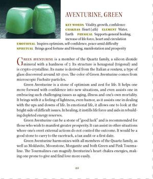 Green Aventurine Properties Book of Stones
