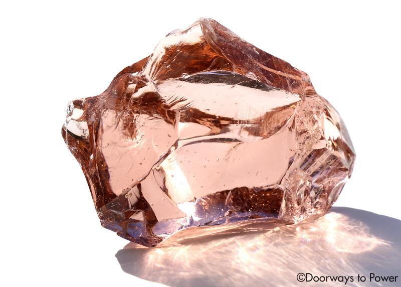 Desert Rose Pink Monatomic Andara Crystal Temple Piece 'ZEN'