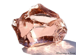 Desert Rose Pink Monatomic Andara Crystal Temple Piece 'ZEN'