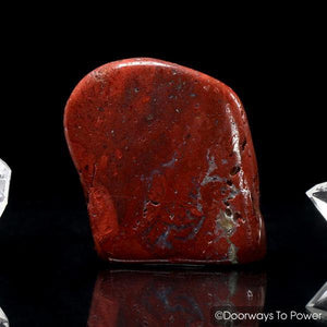 Red Fire Azeztulite Crystal Azozeo Activated (Polished)