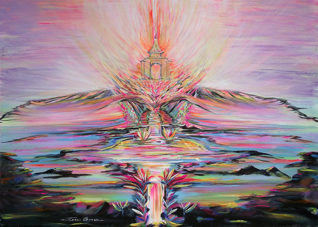 Goethite Crystal Altar Stone 'AKASHA'