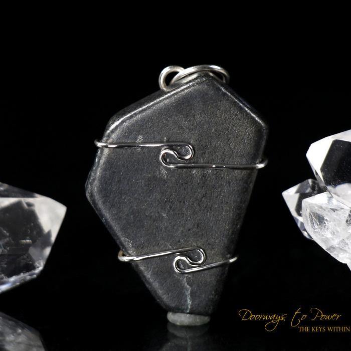 Black Azeztulite Pendant 