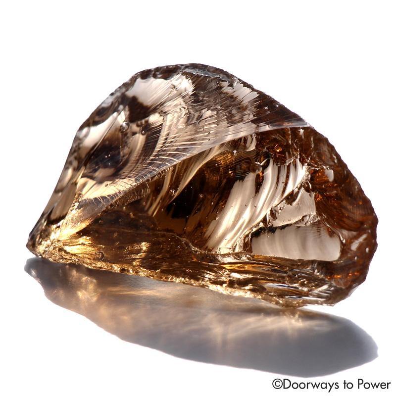 Lemurian Etherium Gold Andara Crystal