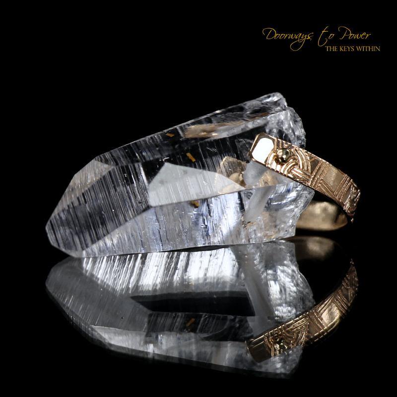 Era of Light Lemurian Light Language Pendant 14k