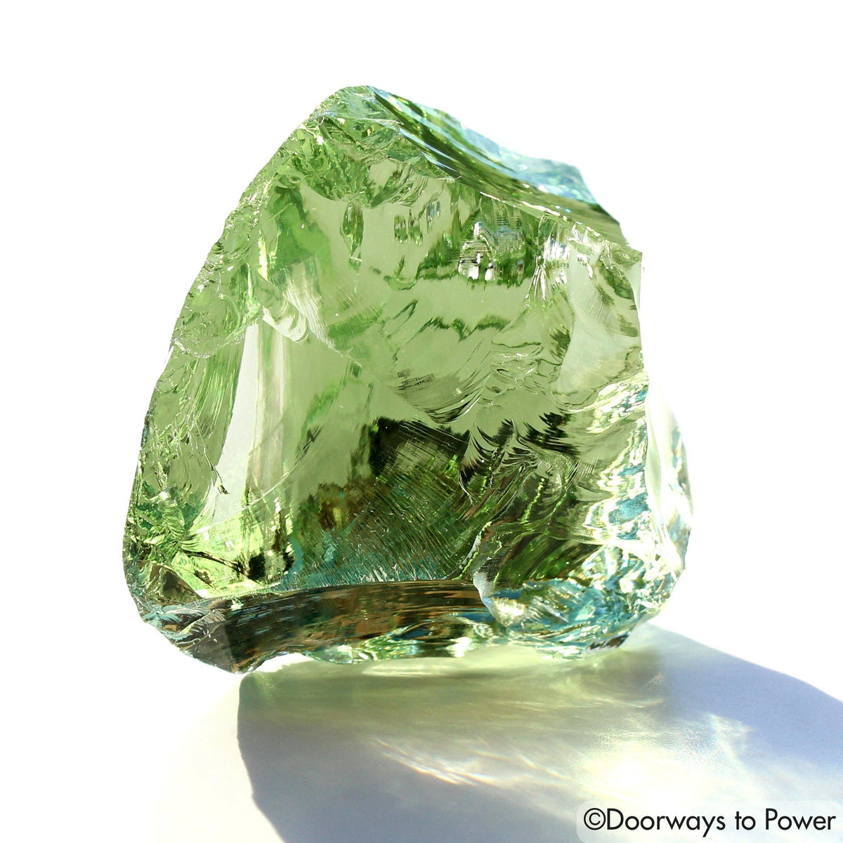 Terra Olive Earth Shaman Andara Crystal 'One Who Sees in the Dark'