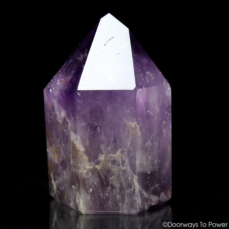 John of God Crystal Amethyst Violet Flame