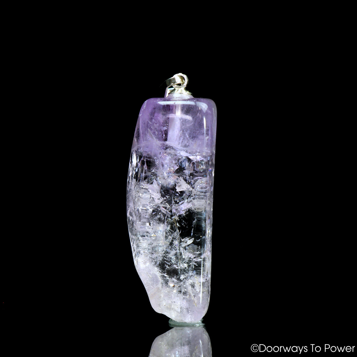 John of God Amethyst Crystal Energy Pendant
