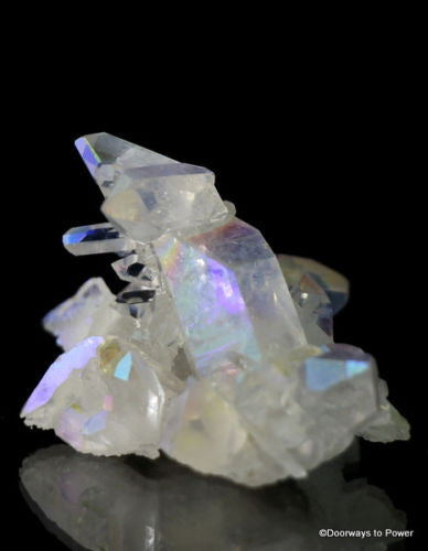 Angel Aura Quartz Record Keeper Crystal Cluster