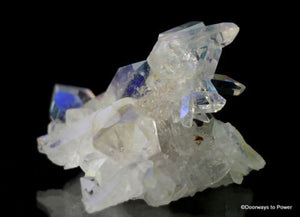 Angel Aura Quartz Record Keeper Crystal Cluster
