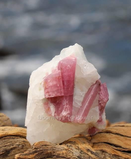 Pink Tourmaline Quartz Matrix