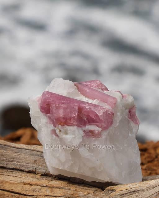 Pink Tourmaline Quartz Matrix