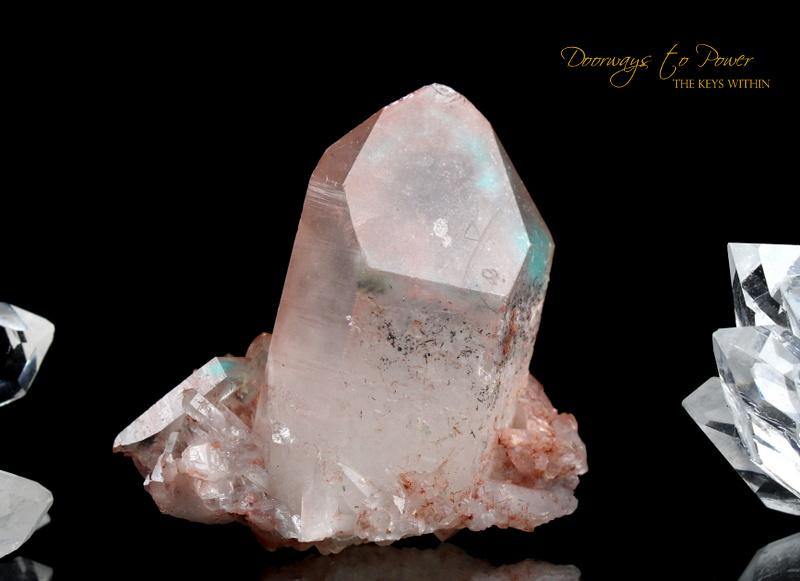 Ajoite Quartz Crystal