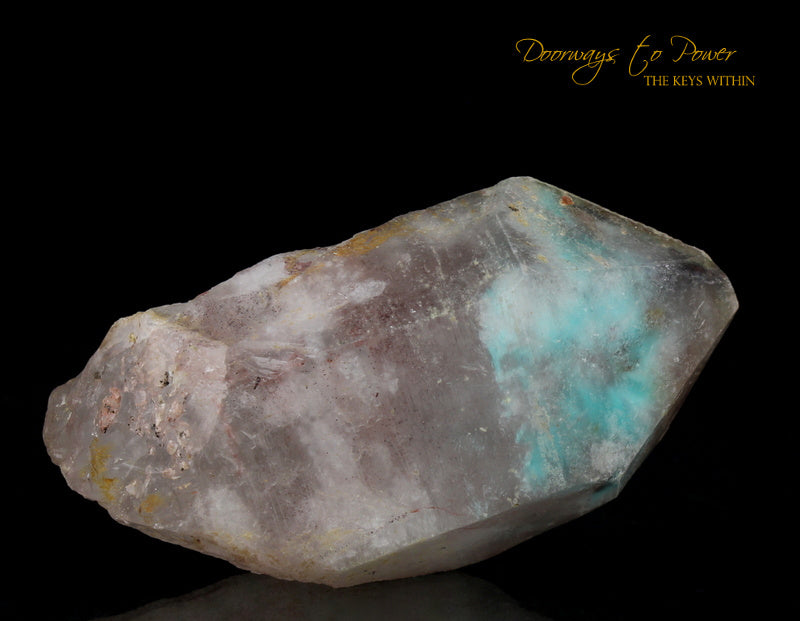 Ajoite in Quartz ET Record Keeper Crystal 'Rare' RESERVED