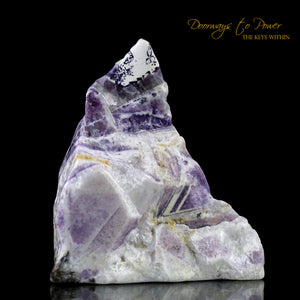 Amaranthine Crystal Altar Stone 'An udying flower of the earth'