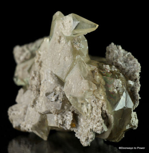 Golden Stellar Beam Calcite Crystal "Phoenix Rising"