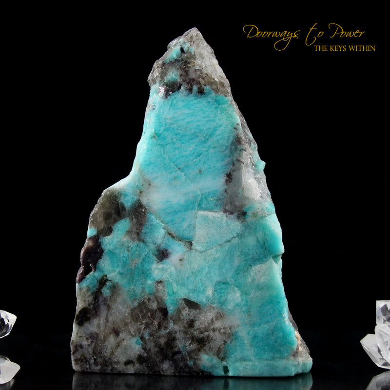 XL Amazonite Crystal Altar Stone 'STONE of TRUTH'