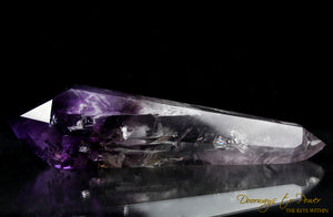 Amethyst Double Terminated Temple Heart Dow Quartz Crystal Wand
