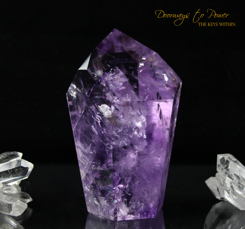 Amethyst Phantom Quartz Master Crystal Point
