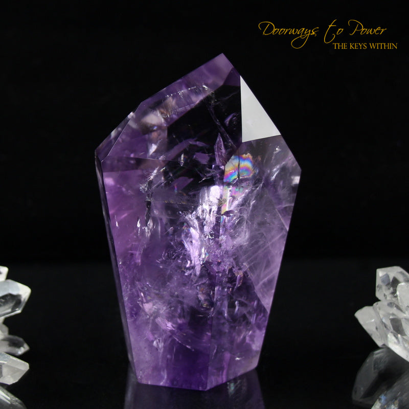 Amethyst Phantom Quartz Master Crystal Point
