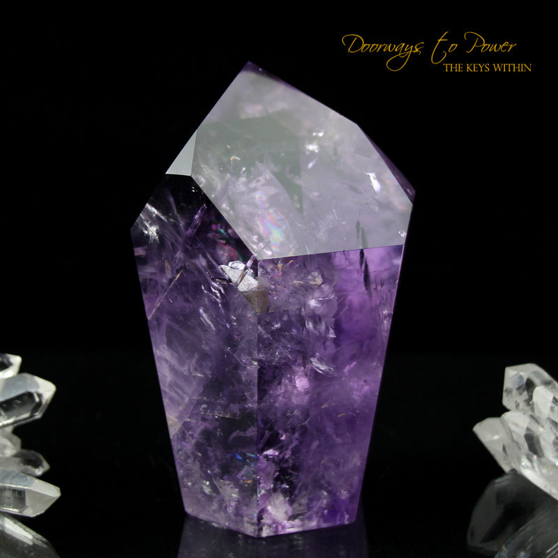 Amethyst Phantom Quartz Master Crystal Point