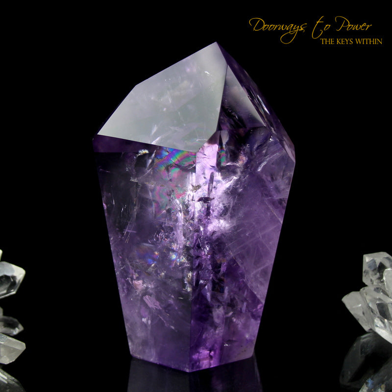 Amethyst Phantom Quartz Master Crystal Point