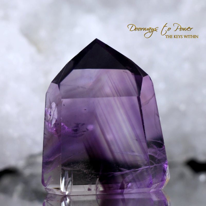 Amethyst Phantom Temple Heart Dow Quartz Crystal Point
