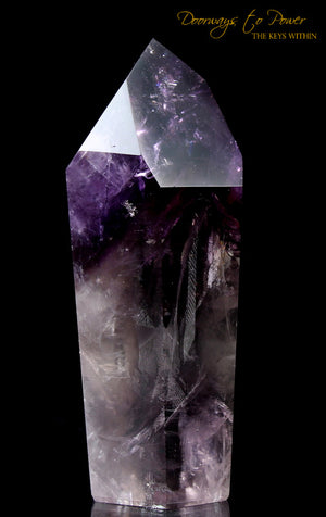 Amethyst Temple Heart Master Dow Crystal