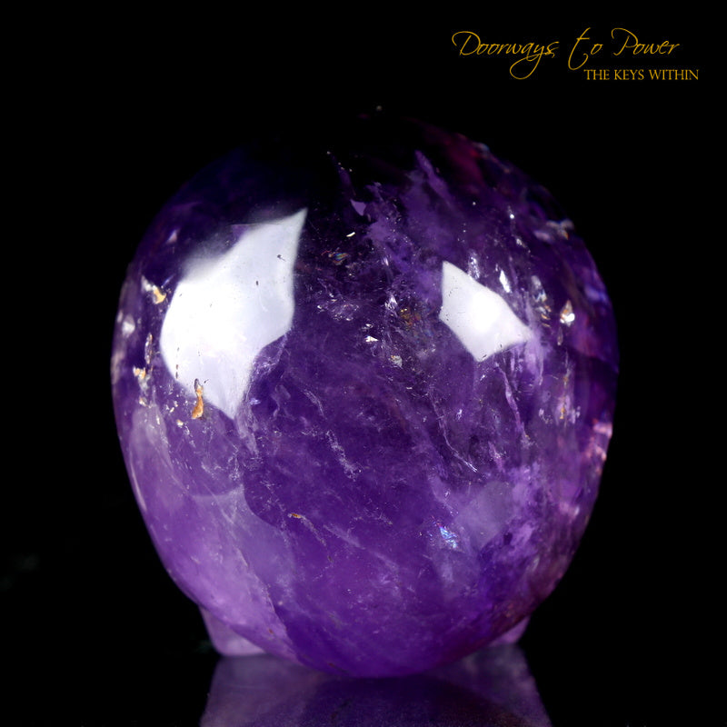 Amethyst Rainbow Magical Child Crystal Skull 