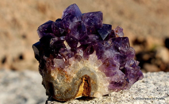 Amethyst Flower Crystal Cluster