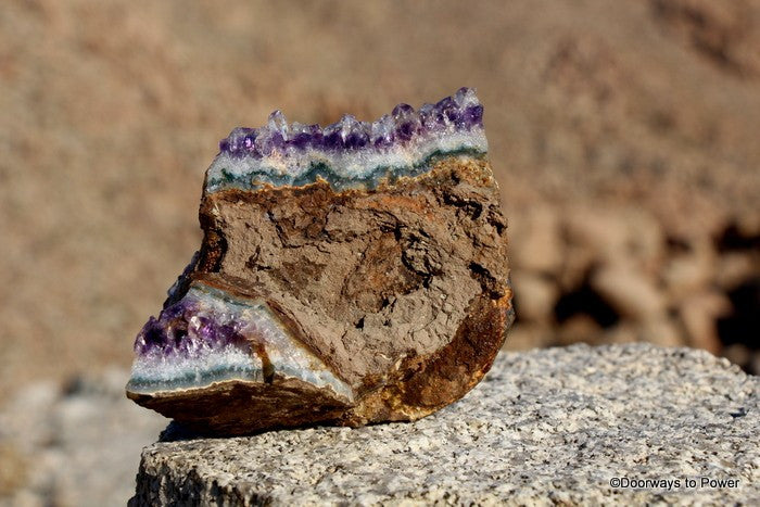 Amethyst Quartz Crystal Cluster