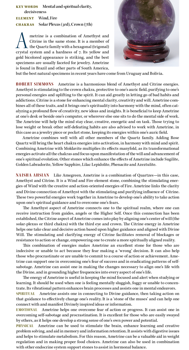 Ametrine Metaphysical Properties