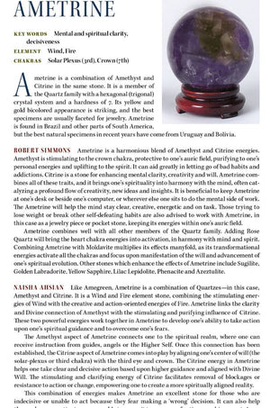 Ametrine Metaphysical Properties