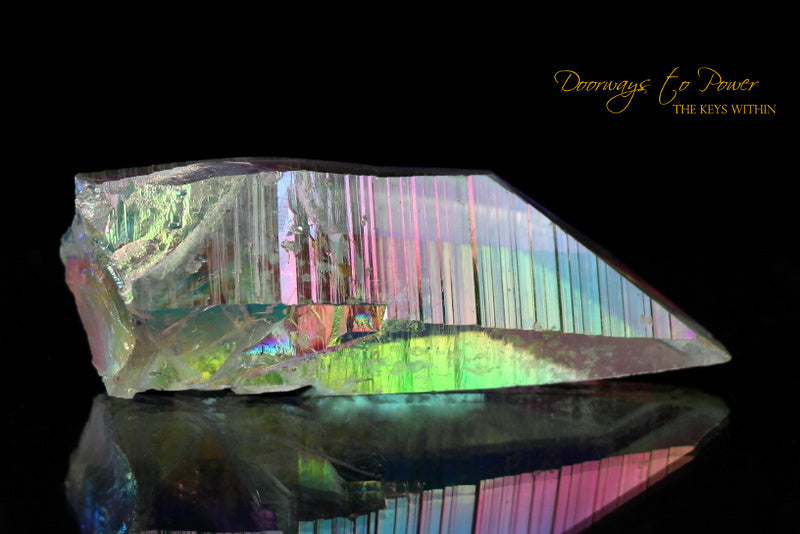 Angel Aura Colombian Lemurian Quartz Record Keeper Crystal 'Cherubim' 