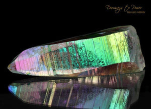 Angel Aura Lemurian Quartz Crystal Sunken Record Keeper