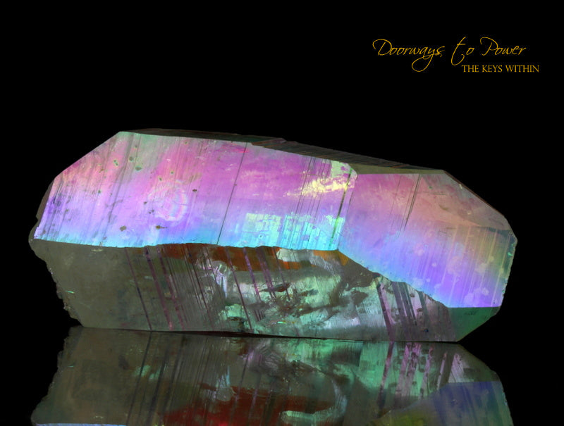 Angel Aura Lemurian Quartz Record Keeper ET Crystal