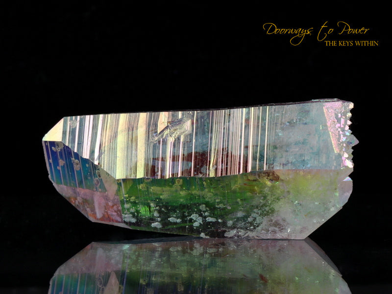 Angel Aura Lemurian Quartz Record Keeper ET Crystal
