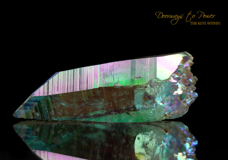 Angel Aura Lemurian Quartz Record Keeper ET Crystal