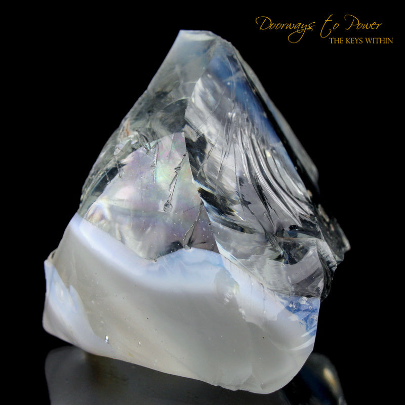 XL Angel Aura Opal Monatomic Andara Crystal Temple Piece '144 Beacon'