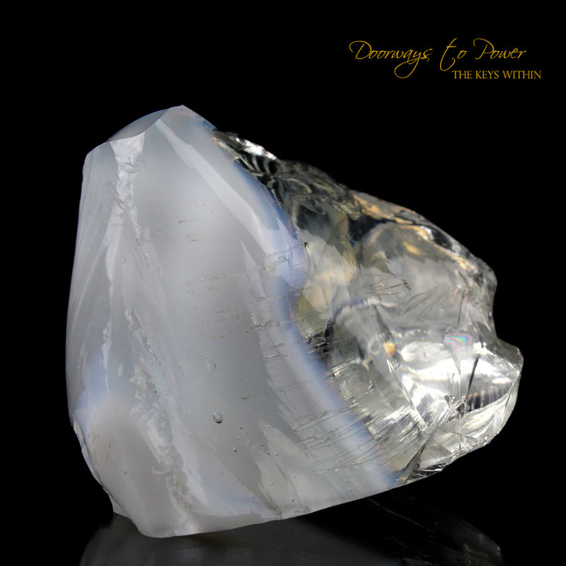 XL Angel Aura Opal Monatomic Andara Crystal Temple Piece '144 Beacon'