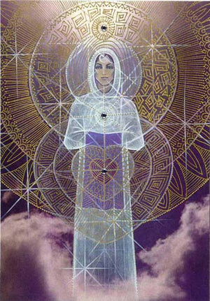 Angel Aura Opal Monatomic Andara Crystal Temple Piece '144 Beacon'