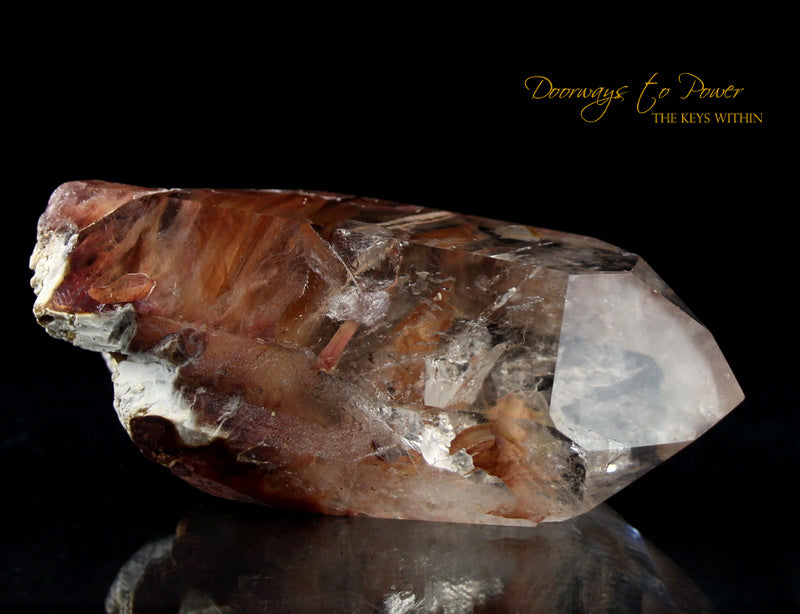 Angel Phantom 8 Sided Amphibole Quartz Crystal